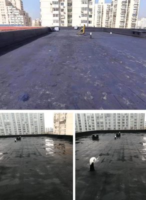 某国企办公楼屋顶防水修复工程顺利竣工--“聚沥膜”在既有建筑屋顶SBS防水层免拆除快速修复的应用